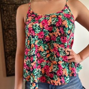 Floral tank top